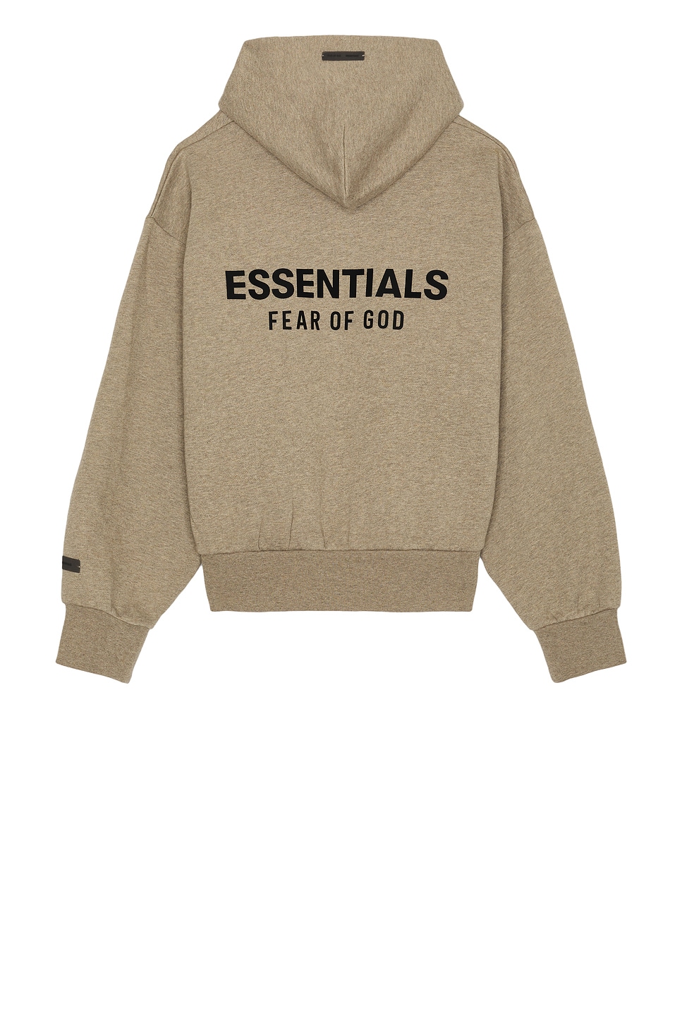 Классическая толстовка на молнии из флиса Fear Of God Essentials, homestead heather 
Классическая толстовка на молнии из флиса Fear Of God Essentials, homestead heather