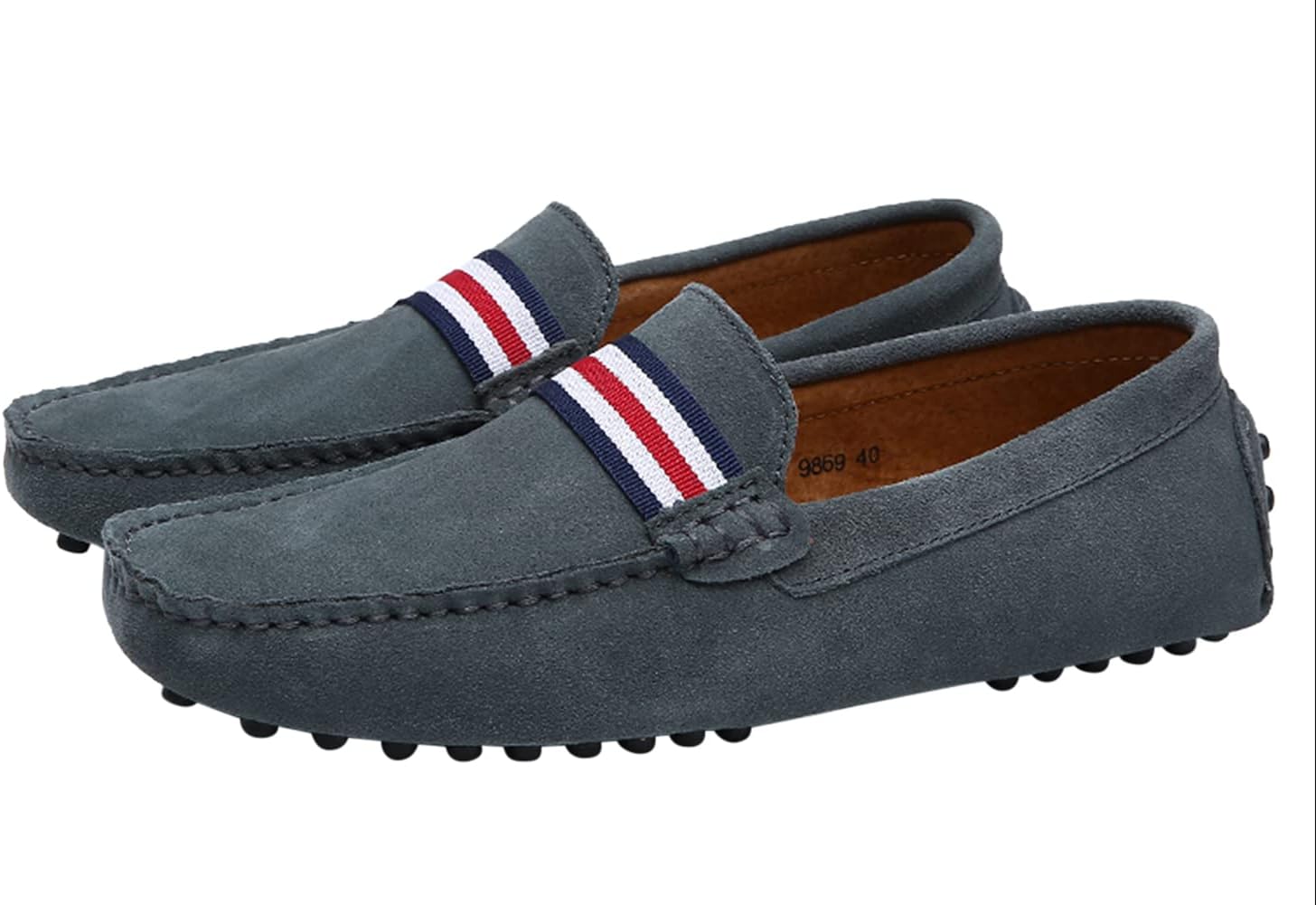 Мокасины Santimon Mens Penny из замшевой кожи, повседневные, без шнурков, для вождения, свадьбы, выпускного, серый
Мокасины Santimon Mens Penny из замшевой кожи, повседневные, без шнурков, для вождения, свадьбы, выпускного, серый