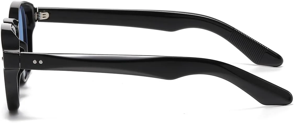 Солнцезащитные очки NIDOVIX в стиле ретро, круглые, для женщин и мужчин, мода 90-х, простые, маленькие, круглые, защита от УФ-излучения UV400, Black/Blue
Солнцезащитные очки NIDOVIX в стиле ретро, круглые, для женщин и мужчин, мода 90-х, простые, маленькие, круглые, защита от УФ-излучения UV400, Black/Blue