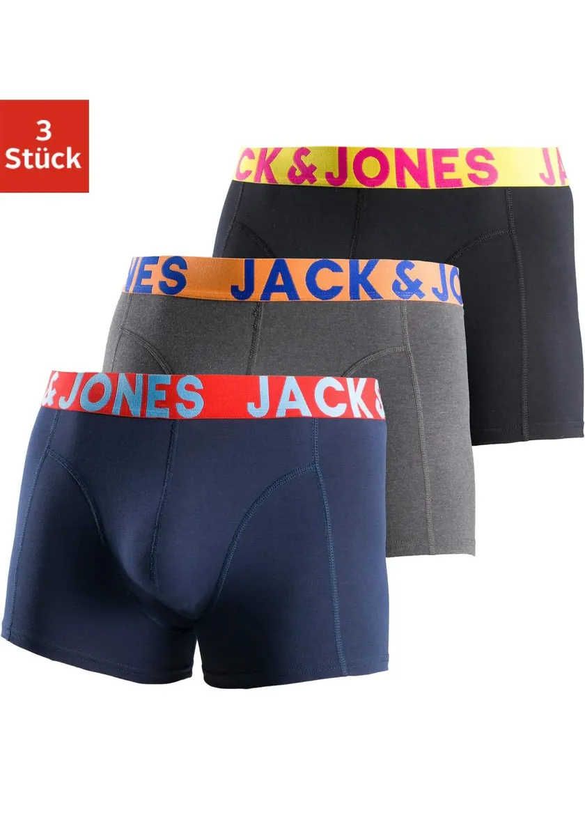 Боксеры Jack & Jones "JACCRAZY SOLID" (3 шт. в упаковке) с модным ярким тканым поясом, синий
Боксеры Jack & Jones "JACCRAZY SOLID" (3 шт. в упаковке) с модным ярким тканым поясом, синий