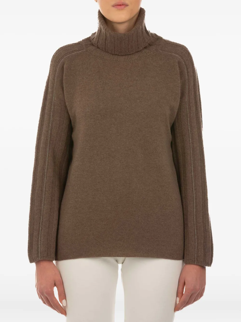 Шерстяной свитер Le Tricot Perugia, коричневый
Шерстяной свитер Le Tricot Perugia, коричневый