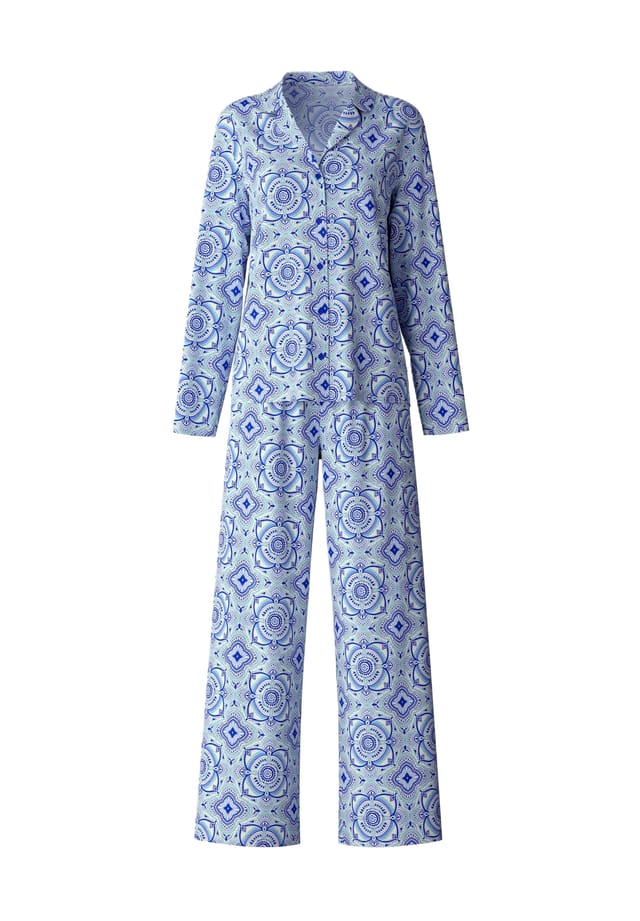 Хлопковая пижама Palm Dreams Calida, синий
Хлопковая пижама Palm Dreams Calida, синий