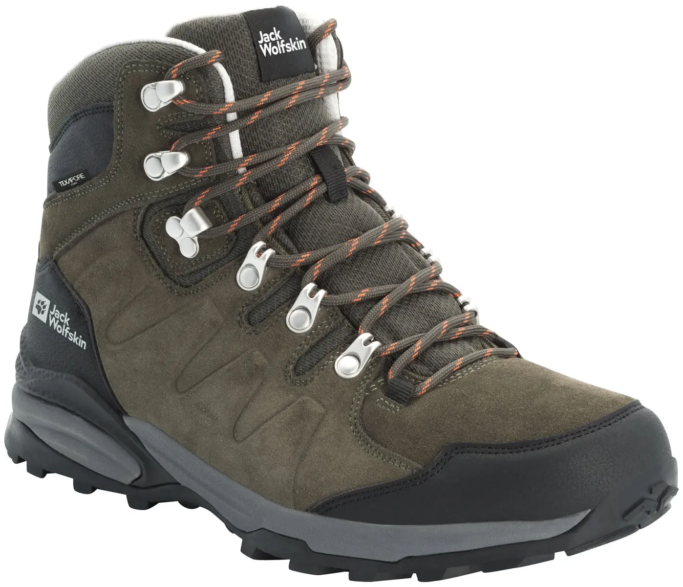 Кроссовки Jack Wolfskin "REFUGIO TEXAPORE MID M", водонепроницаемые, хаки
Кроссовки Jack Wolfskin "REFUGIO TEXAPORE MID M", водонепроницаемые, хаки