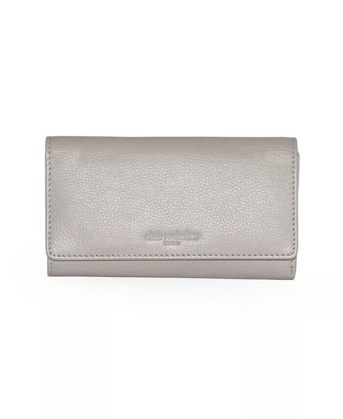 Женский средний кожаный кошелек-клатч Club Rochelier, бежевый
Женский средний кожаный кошелек-клатч Club Rochelier, бежевый