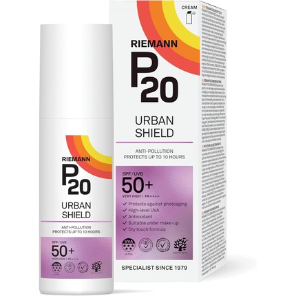 Крем для защиты лица от ультрафиолета Riemann Urban Shield SPF 50+ 50 г P20
Крем для защиты лица от ультрафиолета Riemann Urban Shield SPF 50+ 50 г P20