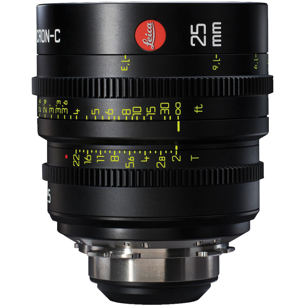 Объектив Leitz Cine 25 мм T2.0 Summicron-C (крепление PL, маркировка в футах) 
Объектив Leitz Cine 25 мм T2.0 Summicron-C (крепление PL, маркировка в футах)