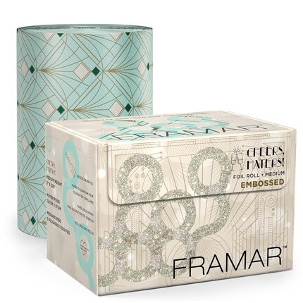 Framar Привет, тисненый рулон алюминиевой фольги для волос для мелирования средний 320 футов Гэтсби
Framar Привет, тисненый рулон алюминиевой фольги для волос для мелирования средний 320 футов Гэтсби