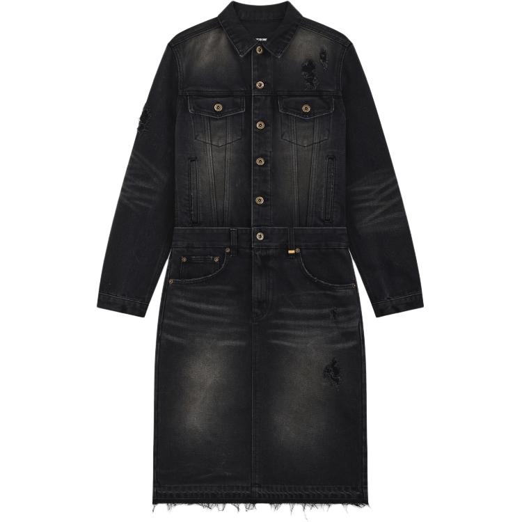 WE11DONE Платье с длинными рукавами FW24 женское черное
WE11DONE Платье с длинными рукавами FW24 женское черное