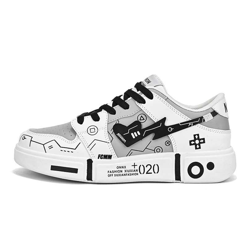 Дышащие детские кроссовки для скейтбординга FCMM, белый/серый
Дышащие детские кроссовки для скейтбординга FCMM, белый/серый