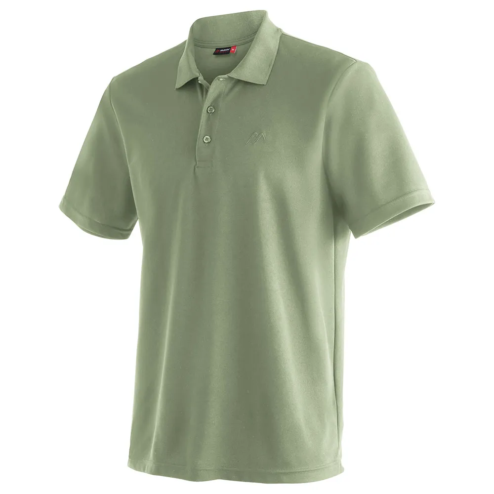 Поло с коротким рукавом Maier Sports Ulrich, зеленый 
Поло с коротким рукавом Maier Sports Ulrich, зеленый