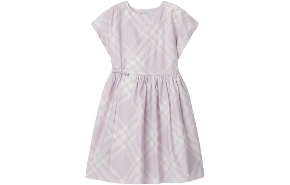 Детское платье Burberry Kids, цвет Soft lilac color
Детское платье Burberry Kids, цвет Soft lilac color