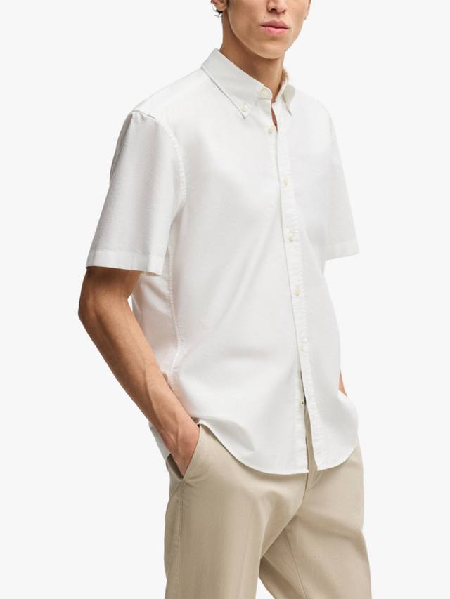 Рубашка BOSS из хлопка Regular Fit HUGO BOSS, White
Рубашка BOSS из хлопка Regular Fit HUGO BOSS, White