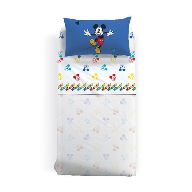Комплект детского постельного белья Caleffi Disney Mickey Retro In Pure Cotton, 3 предмета
Комплект детского постельного белья Caleffi Disney Mickey Retro In Pure Cotton, 3 предмета
