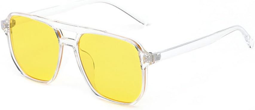 Солнцезащитные очки MUTYNE в стиле ретро с двойной перемычкой, модные женские очки, солнцезащитные очки UV400, трендовые мужские солнцезащитные очки, Transparent Yellow
Солнцезащитные очки MUTYNE в стиле ретро с двойной перемычкой, модные женские очки, солнцезащитные очки UV400, трендовые мужские солнцезащитные очки, Transparent Yellow