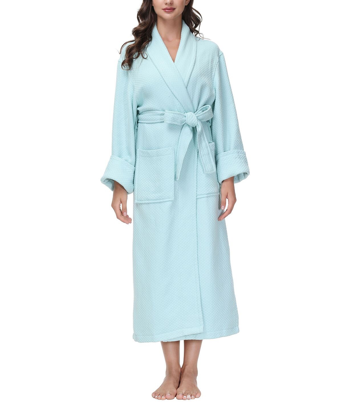 Женский ромбовидный вафельный халат INK+IVY, мульти
Женский ромбовидный вафельный халат INK+IVY, мульти