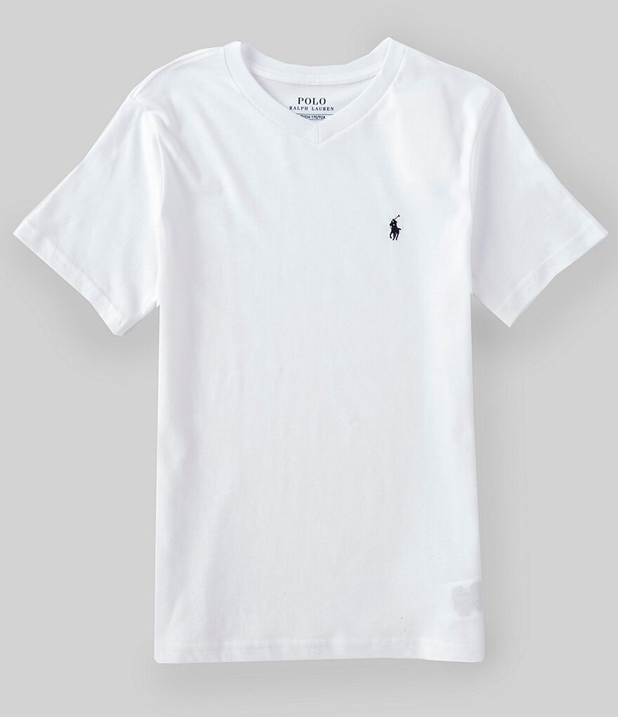 Футболка с короткими рукавами и V-образным вырезом Polo Ralph Lauren Big Boys 8–20, белый
Футболка с короткими рукавами и V-образным вырезом Polo Ralph Lauren Big Boys 8–20, белый