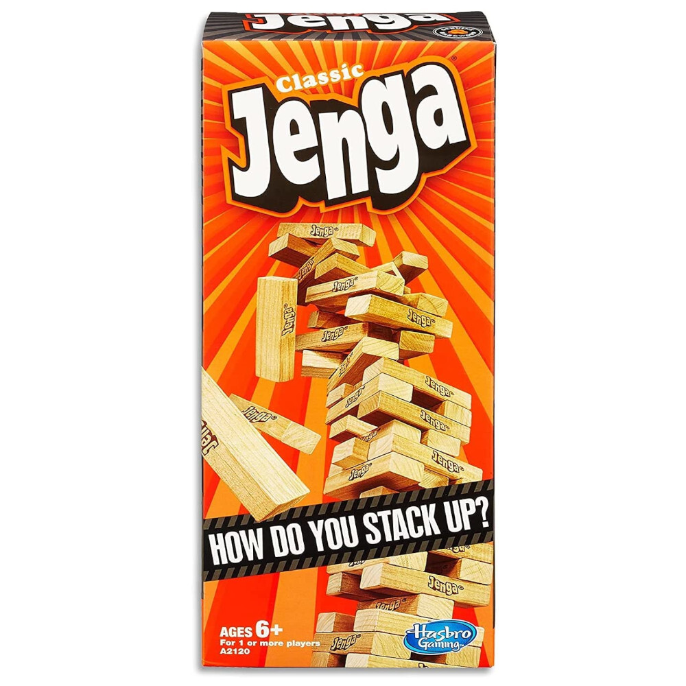 Настольная игра Hasbro Gaming: Классическая игра Jenga Classic Game
Настольная игра Hasbro Gaming: Классическая игра Jenga Classic Game