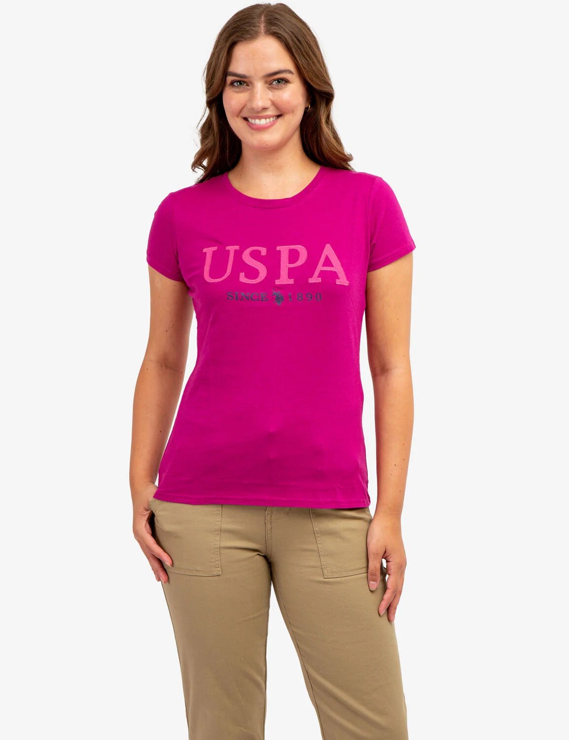 Футболка U.S. Polo Assn. Uspa Stitch Applique Crew Neck, фуксия
Футболка U.S. Polo Assn. Uspa Stitch Applique Crew Neck, фуксия