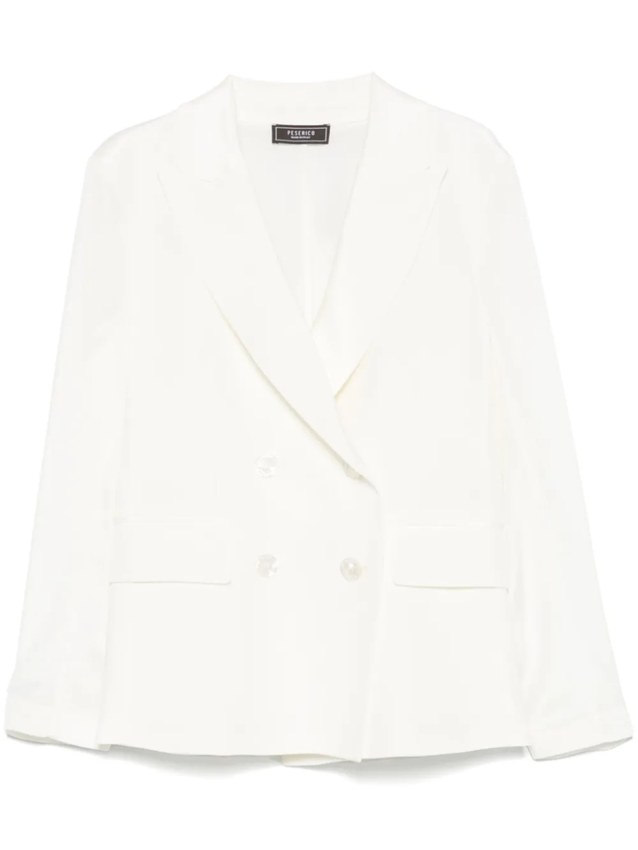Peserico крепдешиновый пиджак, белый
Peserico крепдешиновый пиджак, белый