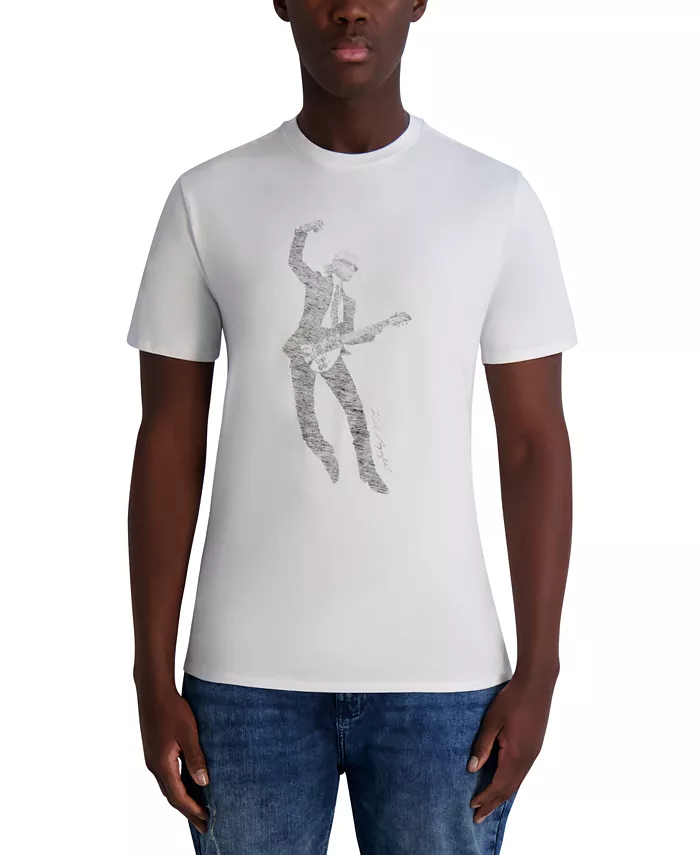 Мужская футболка с принтом Guitar Karl KARL LAGERFELD PARIS, белый
Мужская футболка с принтом Guitar Karl KARL LAGERFELD PARIS, белый