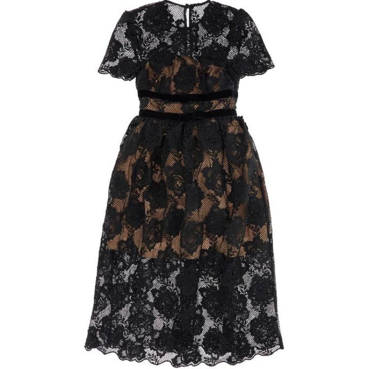 Кружевное платье миди Self-portrait, черный
Кружевное платье миди Self-portrait, черный
