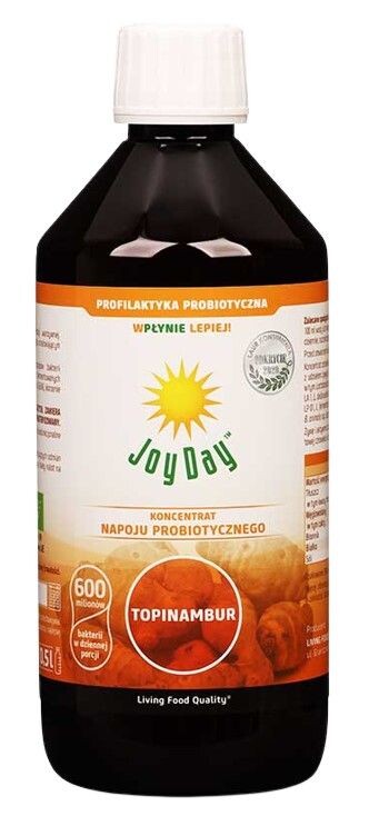 Препарат, поддерживающий функцию кишечника Joy Day EKO Koncentrat Napoju Probiotycznego Topinambur, 500 мл
Препарат, поддерживающий функцию кишечника Joy Day EKO Koncentrat Napoju Probiotycznego Topinambur, 500 мл