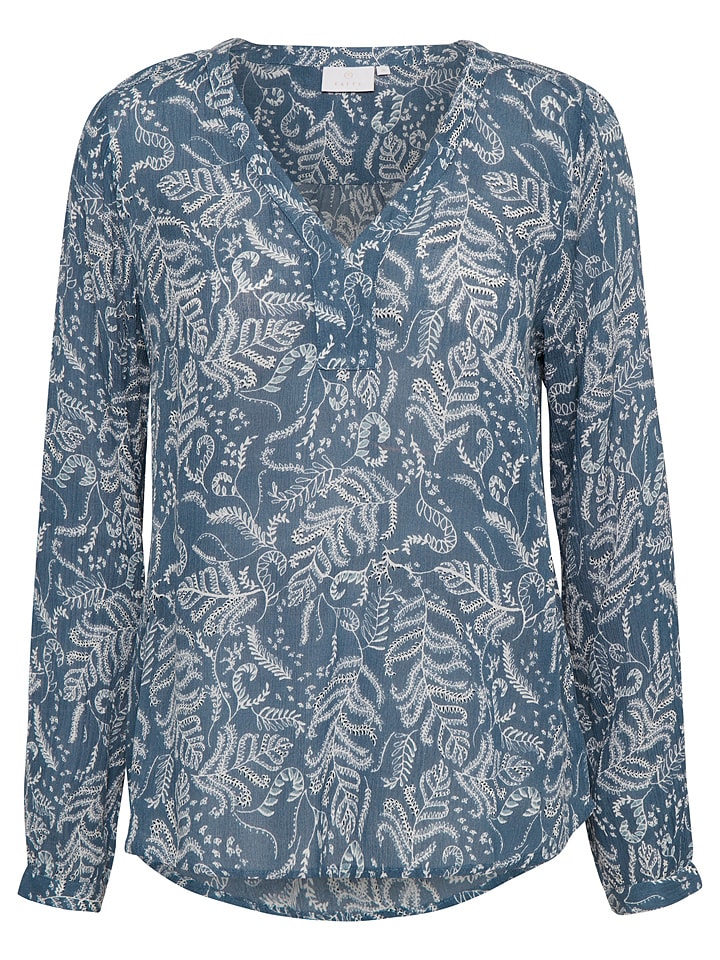 Kaffe Блузка «Гейса» сине-белого цвета
Kaffe Блузка «Гейса» сине-белого цвета