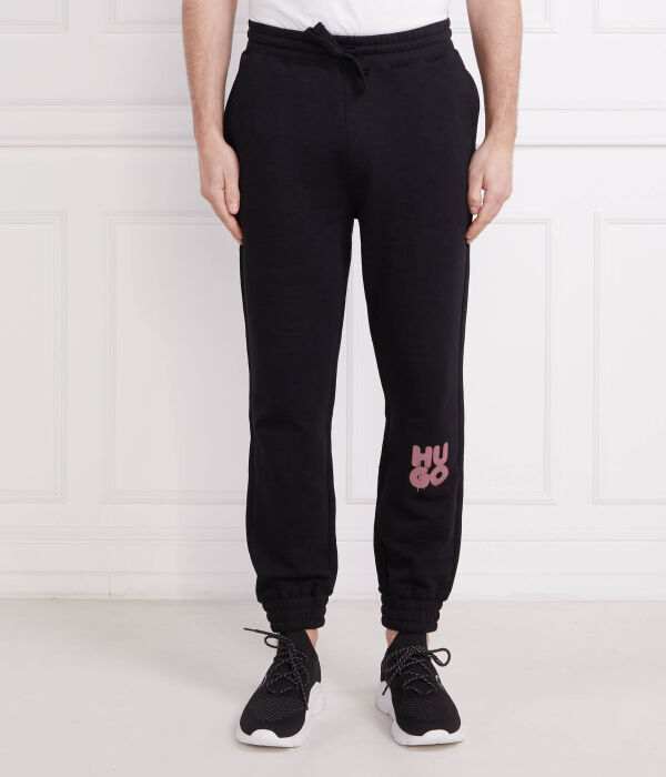 Брюки мужские Hugo спортивные на кулиске, черный
Брюки мужские Hugo спортивные на кулиске, черный