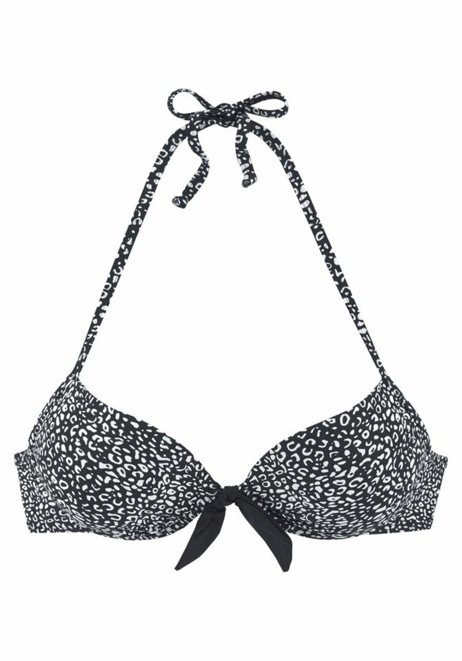 Топ бикини с эффектом пуш-ап LASCANA Leo, черный
Топ бикини с эффектом пуш-ап LASCANA Leo, черный