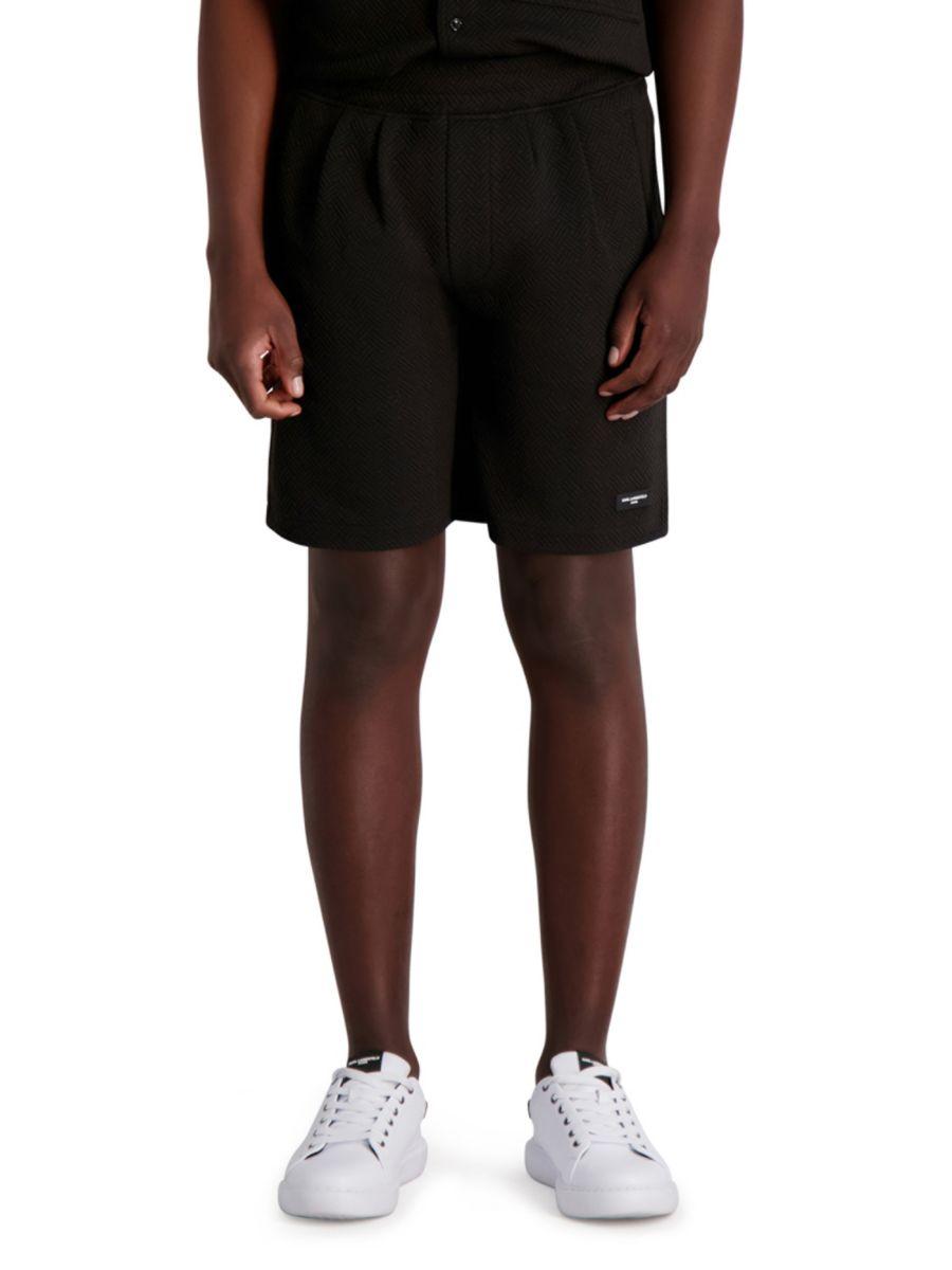 Жаккардовые шорты с логотипом Karl Lagerfeld Paris, черный
Жаккардовые шорты с логотипом Karl Lagerfeld Paris, черный