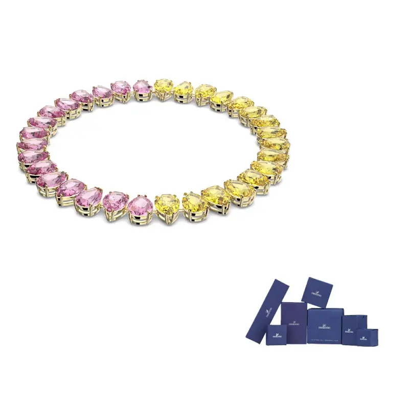 Swarovski Millenia Faux Crystal ожерелье женское розовое/желтое
Swarovski Millenia Faux Crystal ожерелье женское розовое/желтое