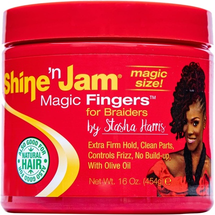 Гель Shine-n-Jam Magic Fingers для косичек 454 г Ampro 
Гель Shine-n-Jam Magic Fingers для косичек 454 г Ampro