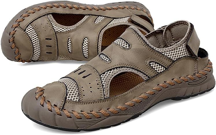 Мужские спортивные сандалии для походов и вождения AQIXIDX, повседневная модная обувь для ходьбы с закрытым носком, дышащие и удобные водные туфли, хаки
Мужские спортивные сандалии для походов и вождения AQIXIDX, повседневная модная обувь для ходьбы с закрытым носком, дышащие и удобные водные туфли, хаки
