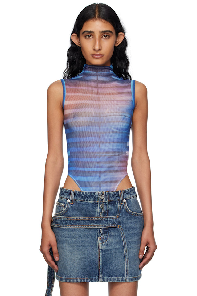 Боди с высоким воротником и принтом AIR Jean Paul Gaultier, мультиколор
Боди с высоким воротником и принтом AIR Jean Paul Gaultier, мультиколор