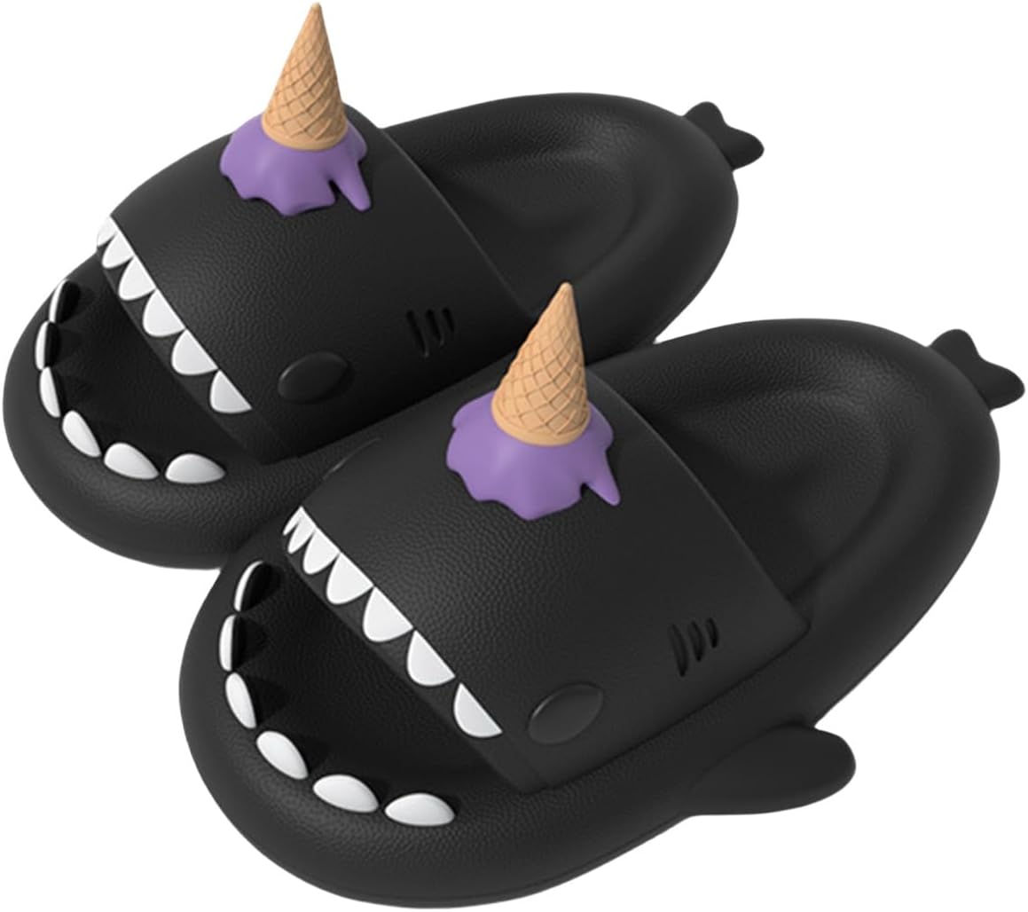 Шлепанцы Shark Cloud, милые мультяшные тапочки с акулами для дома и улицы, для женщин и мужчин, сандалии с открытым носком для душа и для пар Ythspnze, черный
Шлепанцы Shark Cloud, милые мультяшные тапочки с акулами для дома и улицы, для женщин и мужчин, сандалии с открытым носком для душа и для пар Ythspnze, черный