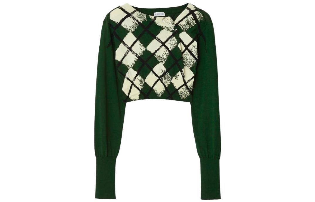 Свитер женский Burberry короткий, зеленый
Свитер женский Burberry короткий, зеленый