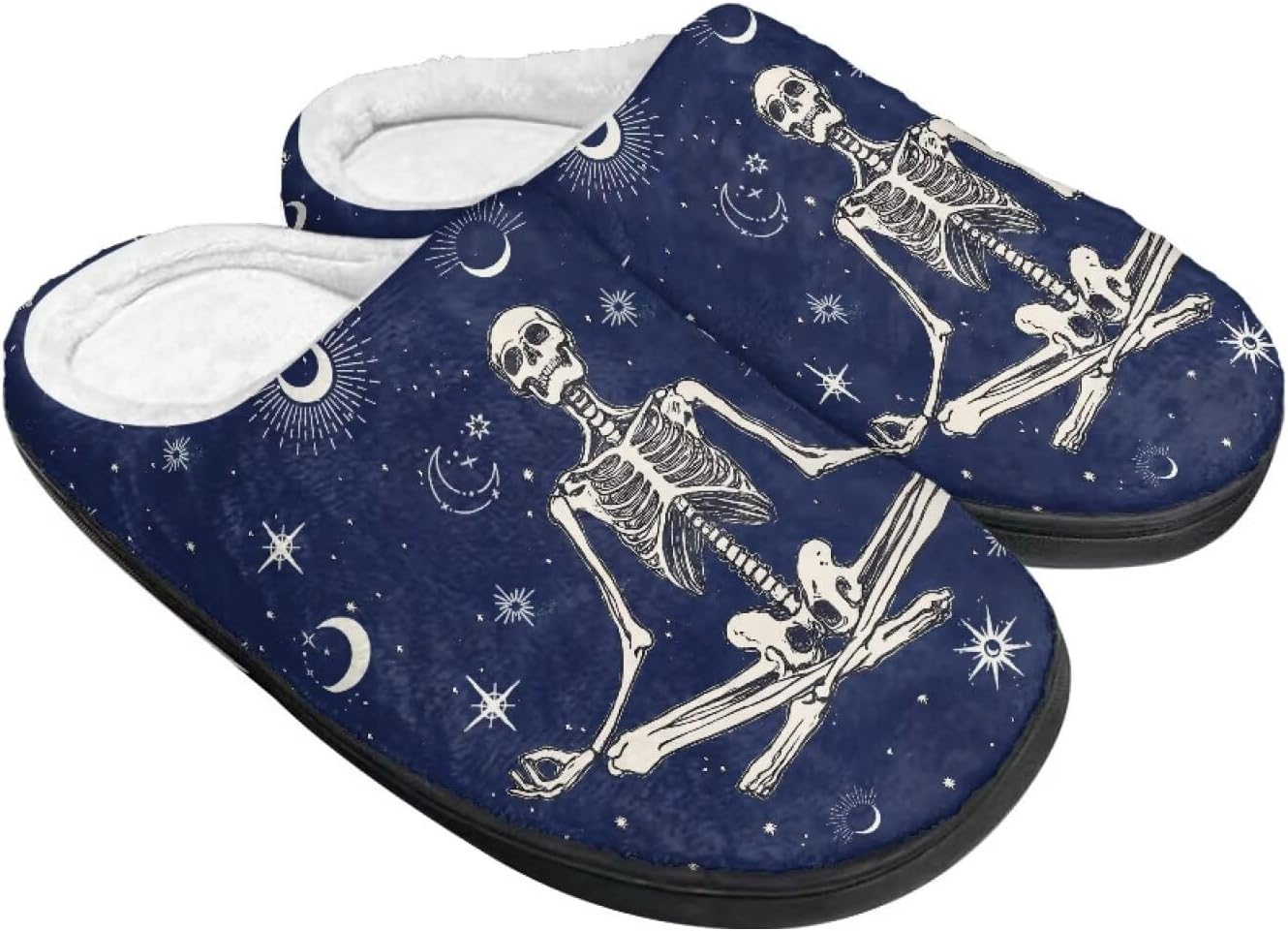 Тапочки Tomeusey для женщин - домашние и хлопковые тапочки с противоскользящей подошвой, подарок для женщин и мужчин, Skeleton Moon Star
Тапочки Tomeusey для женщин - домашние и хлопковые тапочки с противоскользящей подошвой, подарок для женщин и мужчин, Skeleton Moon Star
