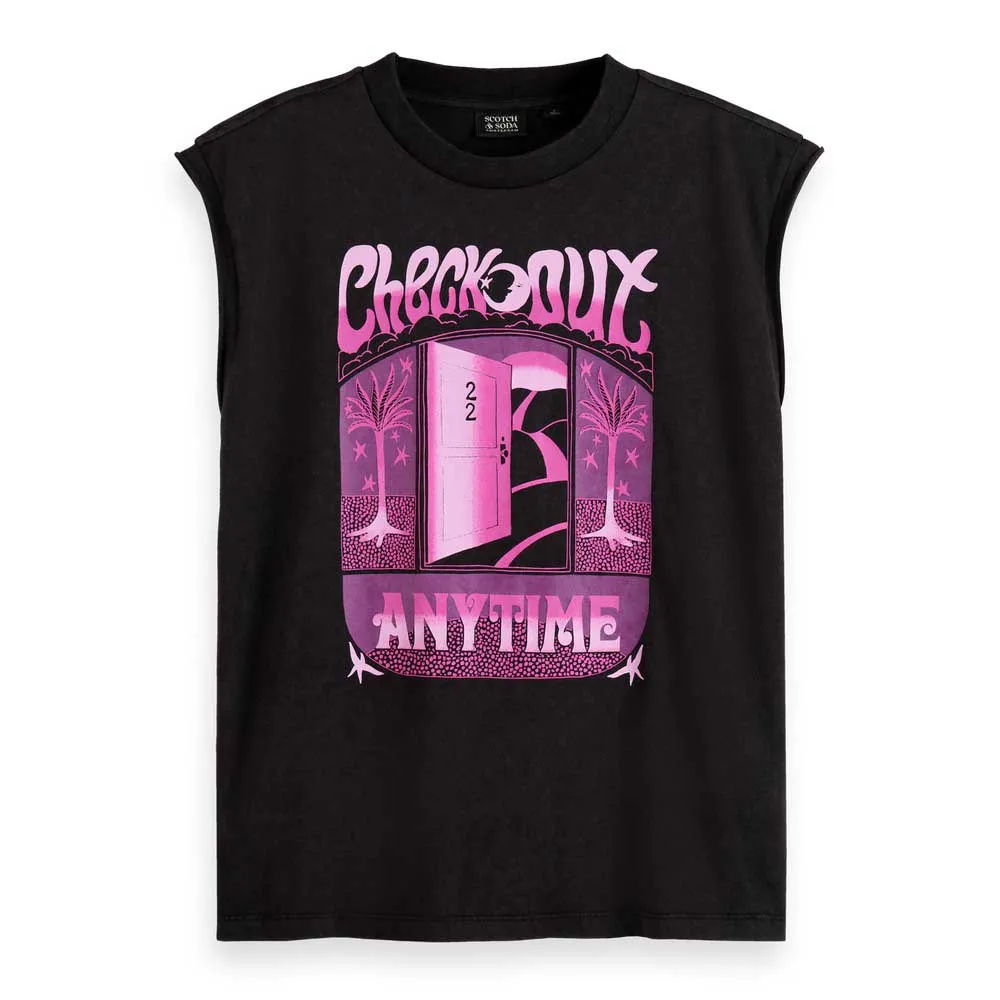 Футболка без рукавов Scotch & Soda 178317, черный
Футболка без рукавов Scotch & Soda 178317, черный