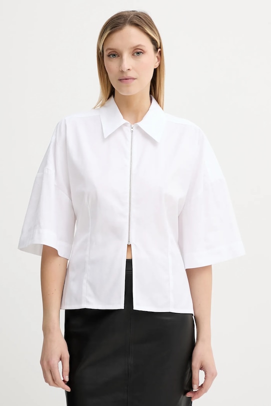 Хлопковая рубашка Won Hundred, белый 
Хлопковая рубашка Won Hundred, белый