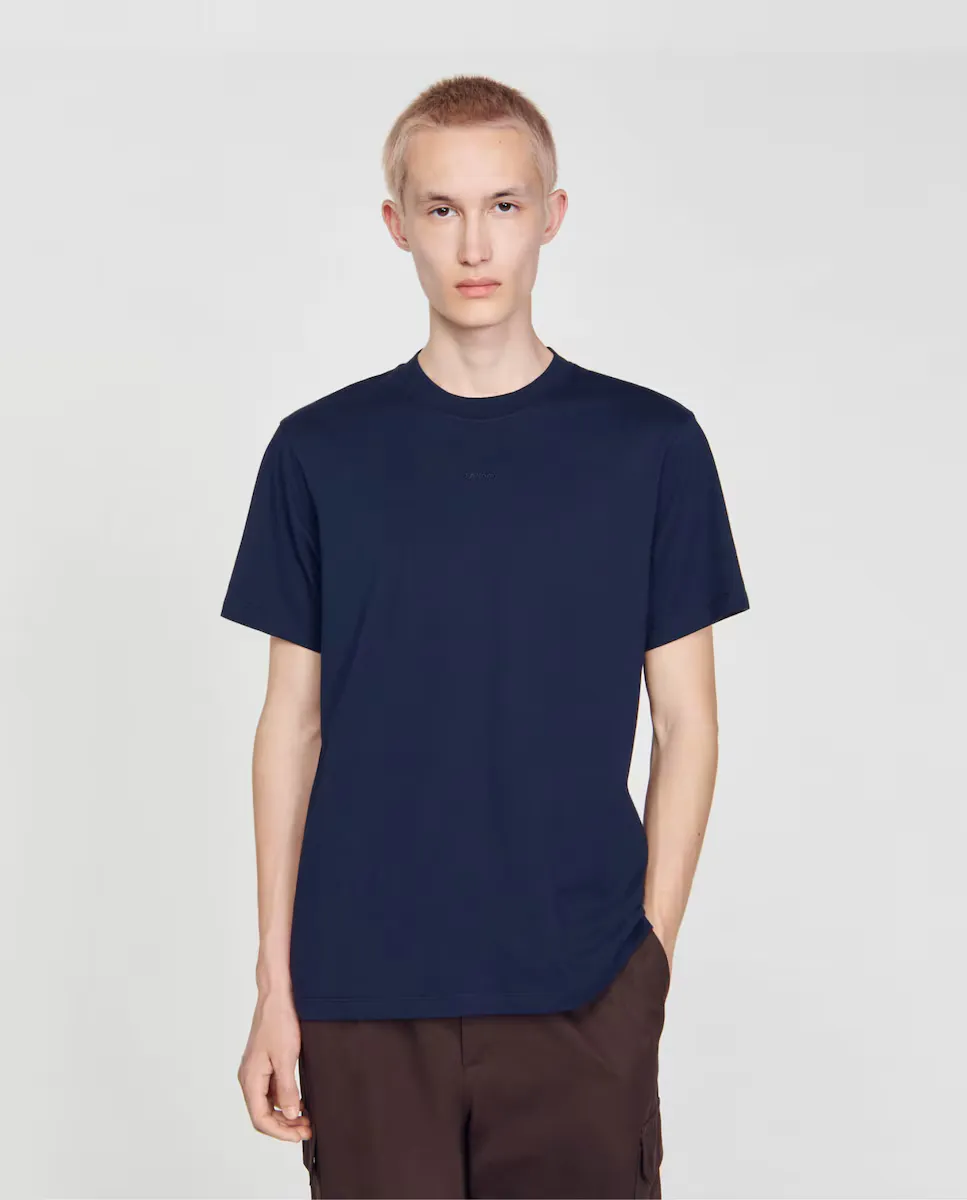 Мужская футболка с коротким рукавом и круглым вырезом Sandro, темно-синий
Мужская футболка с коротким рукавом и круглым вырезом Sandro, темно-синий
