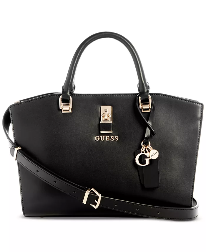 Сумка через плечо Queensland Luxury GUESS, черный 
Сумка через плечо Queensland Luxury GUESS, черный