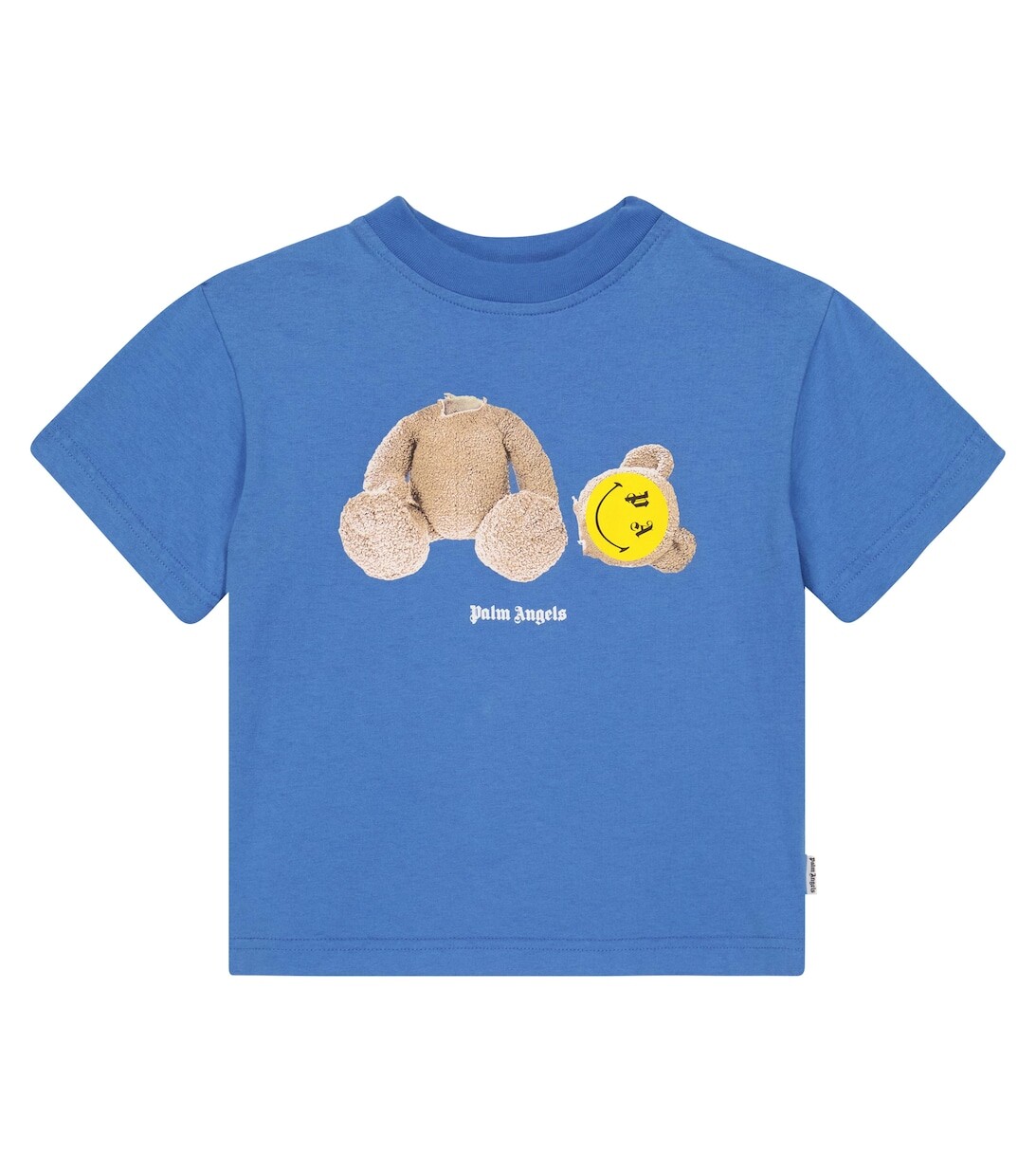 Футболка из хлопкового джерси с изображением медведя Palm Angels, синий
Футболка из хлопкового джерси с изображением медведя Palm Angels, синий