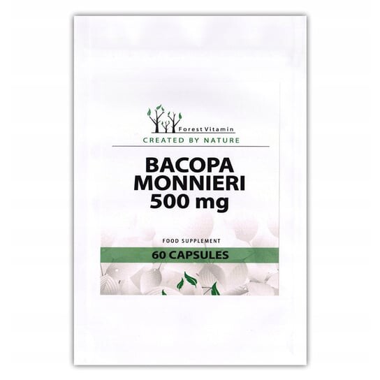 Forest Vitamin, Bacopa Monnieri 500 мг 60 капсул
Forest Vitamin, Bacopa Monnieri 500 мг 60 капсул