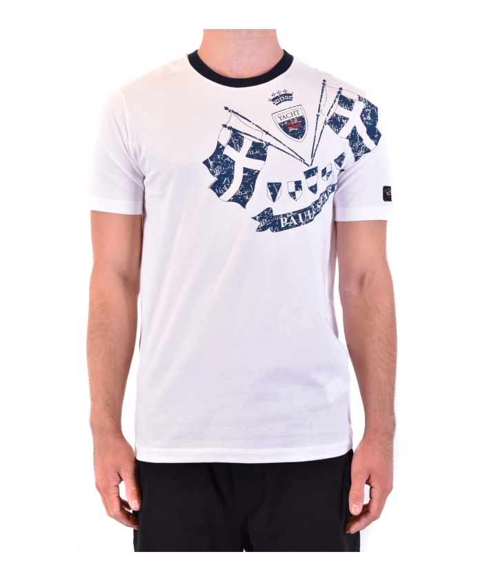 Белая хлопковая футболка, произведенная в Португалии. Paul & Shark, белый
Белая хлопковая футболка, произведенная в Португалии. Paul & Shark, белый