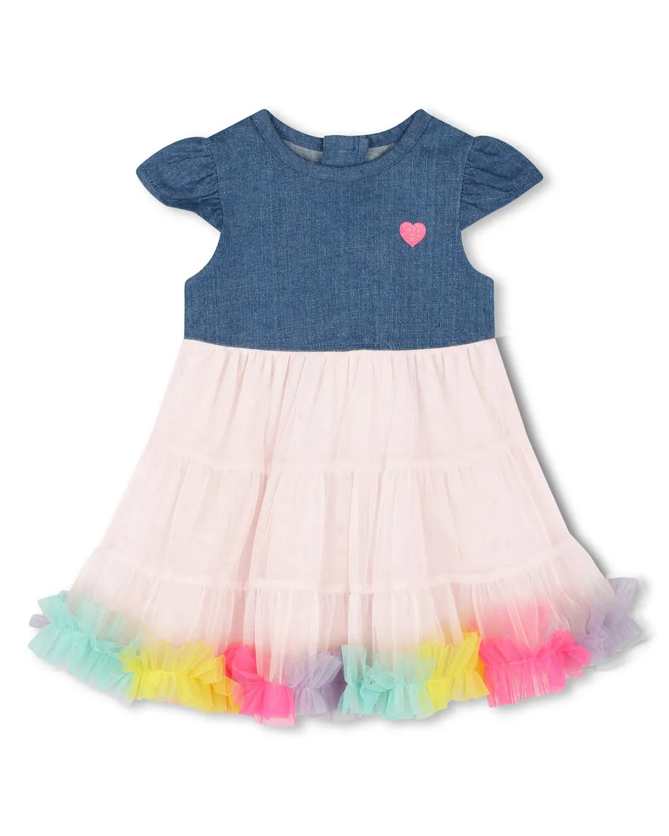 Платье для девочки с короткими рукавами Billieblush, синий
Платье для девочки с короткими рукавами Billieblush, синий