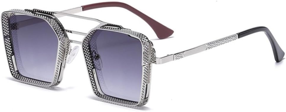 Солнцезащитные очки в стиле ретро-панк квадратной формы для мужчин и женщин, в стиле стимпанк, разноцветные, с защитой от УФ-излучения UV400, из сплава, модные очки DSXLY, Silver-gray
Солнцезащитные очки в стиле ретро-панк квадратной формы для мужчин и женщин, в стиле стимпанк, разноцветные, с защитой от УФ-излучения UV400, из сплава, модные очки DSXLY, Silver-gray