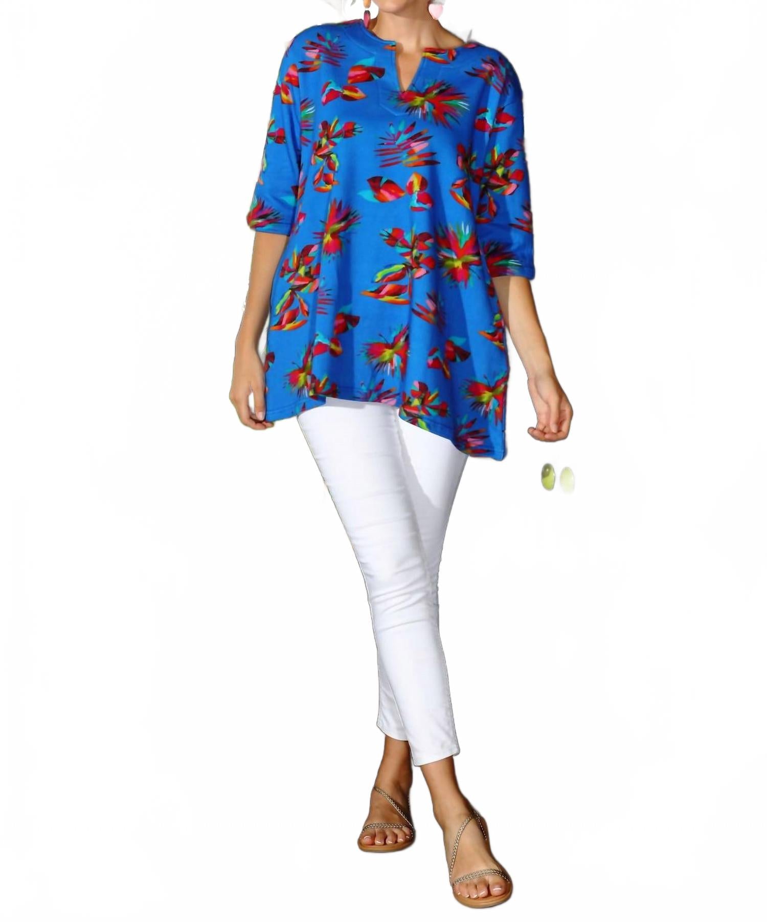 Туника Searenity Fiesta Leaf из французского терри с карманами, королевского синего цвета Kikisol, синий
Туника Searenity Fiesta Leaf из французского терри с карманами, королевского синего цвета Kikisol, синий