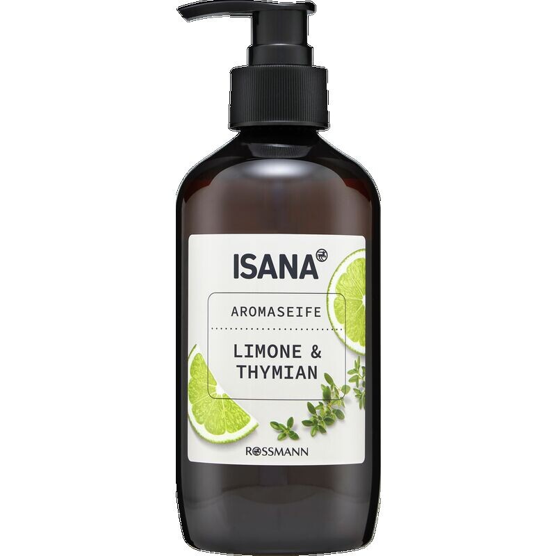 Ароматное мыло «Лайм и тимьян» ISANA, 350 ml
Ароматное мыло «Лайм и тимьян» ISANA, 350 ml