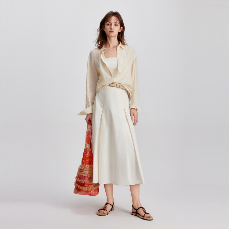 ELLE Повседневная длинная юбка Women's Ecru
ELLE Повседневная длинная юбка Women's Ecru