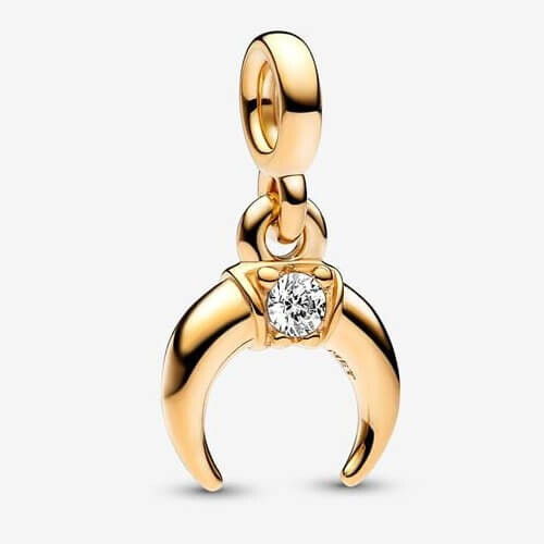 Шарм-подвеска Pandora ME Crescent Moon Mini, золото/прозрачный
Шарм-подвеска Pandora ME Crescent Moon Mini, золото/прозрачный